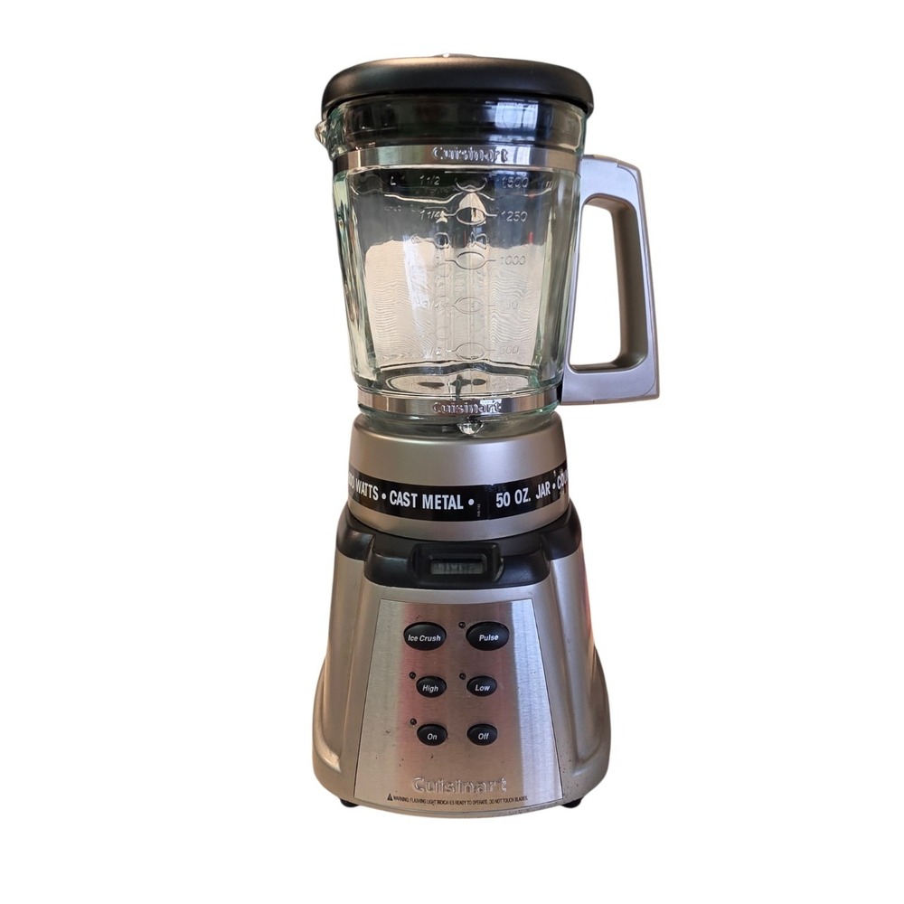 CUISINART SmartPower Premier 600W Blender 50 Oz CBT-500 Stainless Tested (Vid)